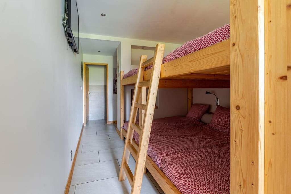 Appartement En Chalet Individuel Sauna Piscine Valmeinier Kültér fotó