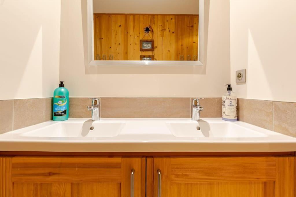 Appartement En Chalet Individuel Sauna Piscine Valmeinier Kültér fotó