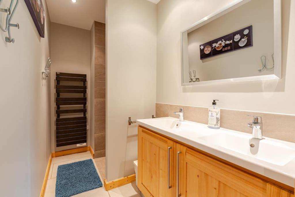 Appartement En Chalet Individuel Sauna Piscine Valmeinier Kültér fotó